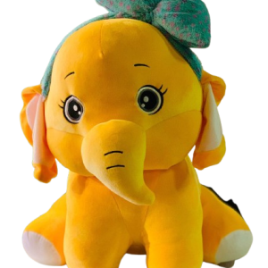 60cm-yellow-elephant-plush-toy-with-bow-soft-cuddly-adorable