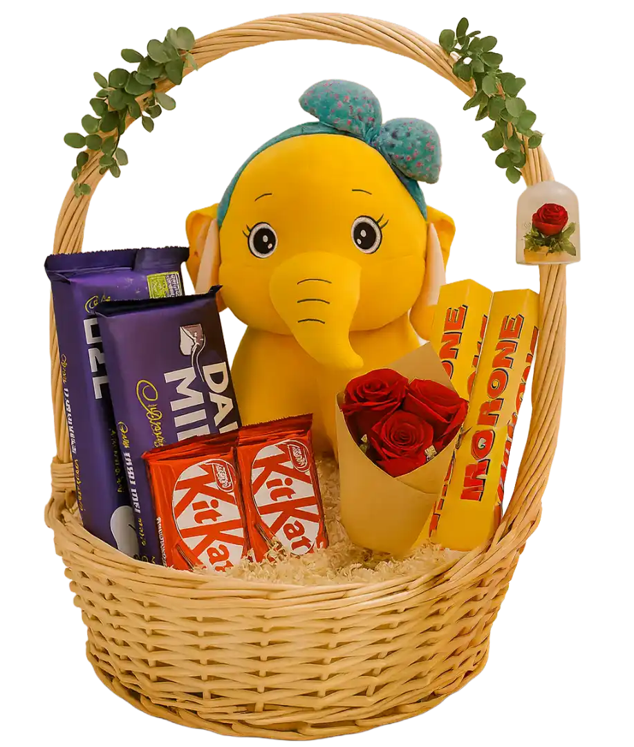 Gift set and teddy